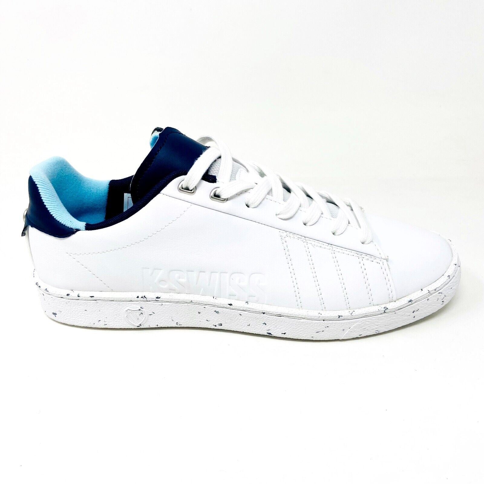 K-Swiss Court 66 CC White Outer Space Mens Size 9.5 Casual Sneakers 07278 180