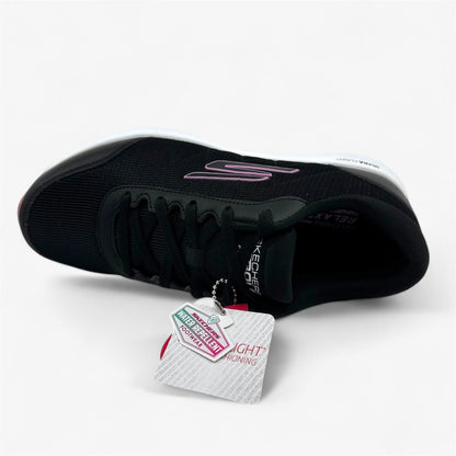 Skechers Go Golf Max Fairway 4 Black Pink Womens Athletic Sneaker