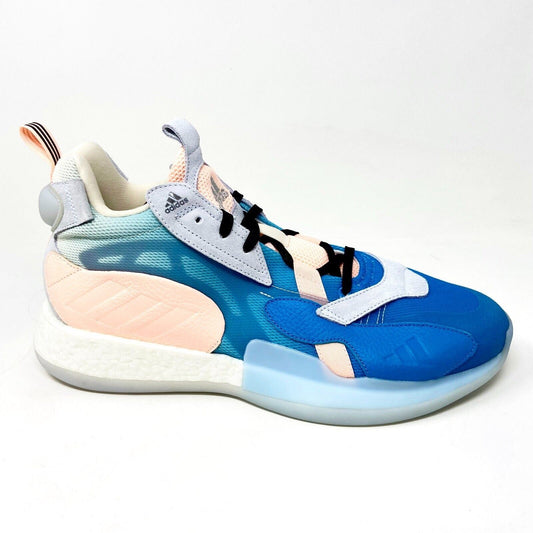 Adidas Kaizam ZoneBoost Aero Blue Clear Orange Mens Size 13 Basketball EG5887
