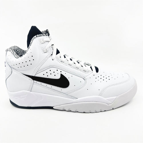 Nike Air Flight Lite Mid White Black Mens Athletic Sneaker