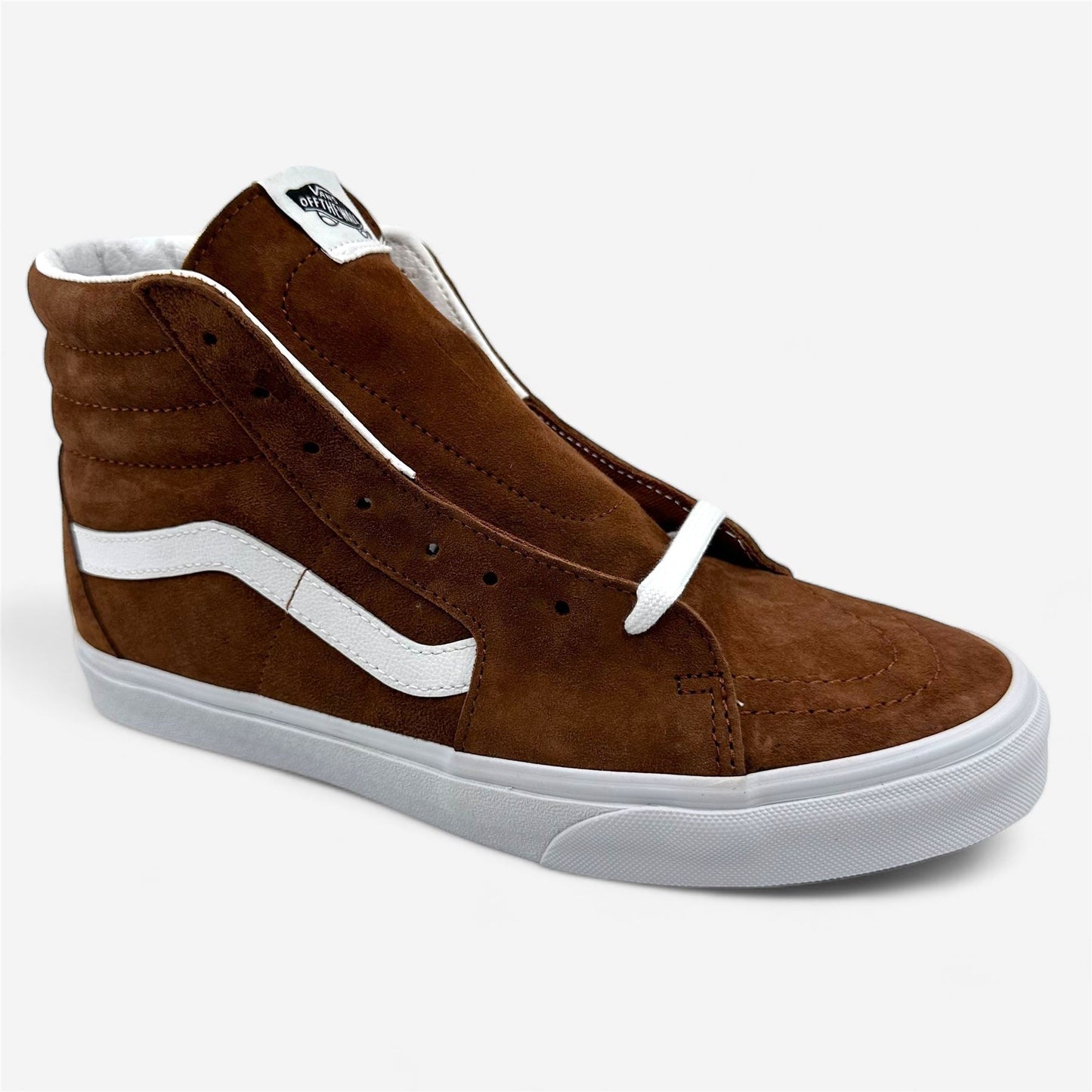 VANS Sk8 Hi Pig Suede Tortoise Shell Mens Athletic Sneaker