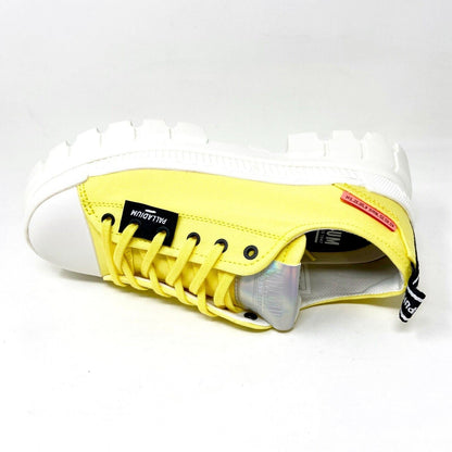 Palladium Revolt LO TX Aurora Yellow White Womens Platform Boots 97243 724