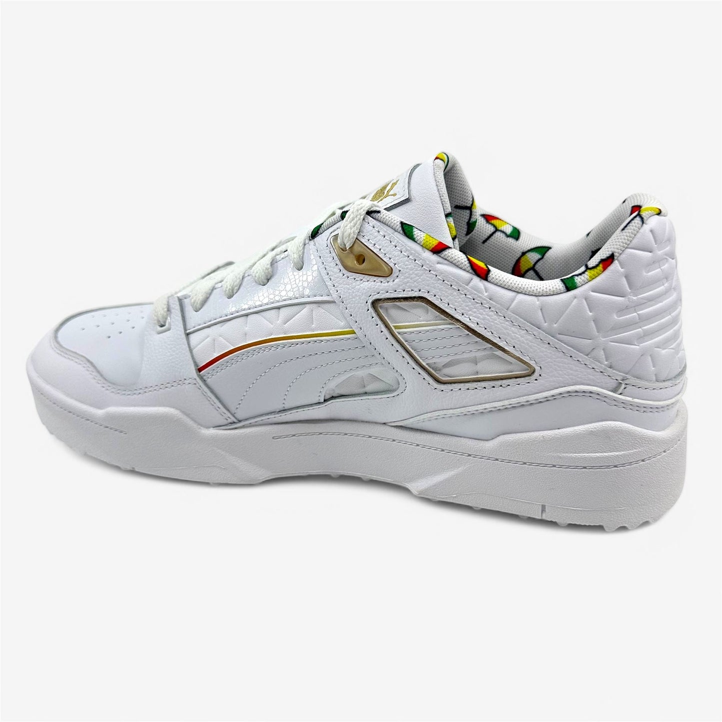 PUMA x Arnold Palmer Slipstream G White Speed Yellow Mens Waterproof Golf Shoes