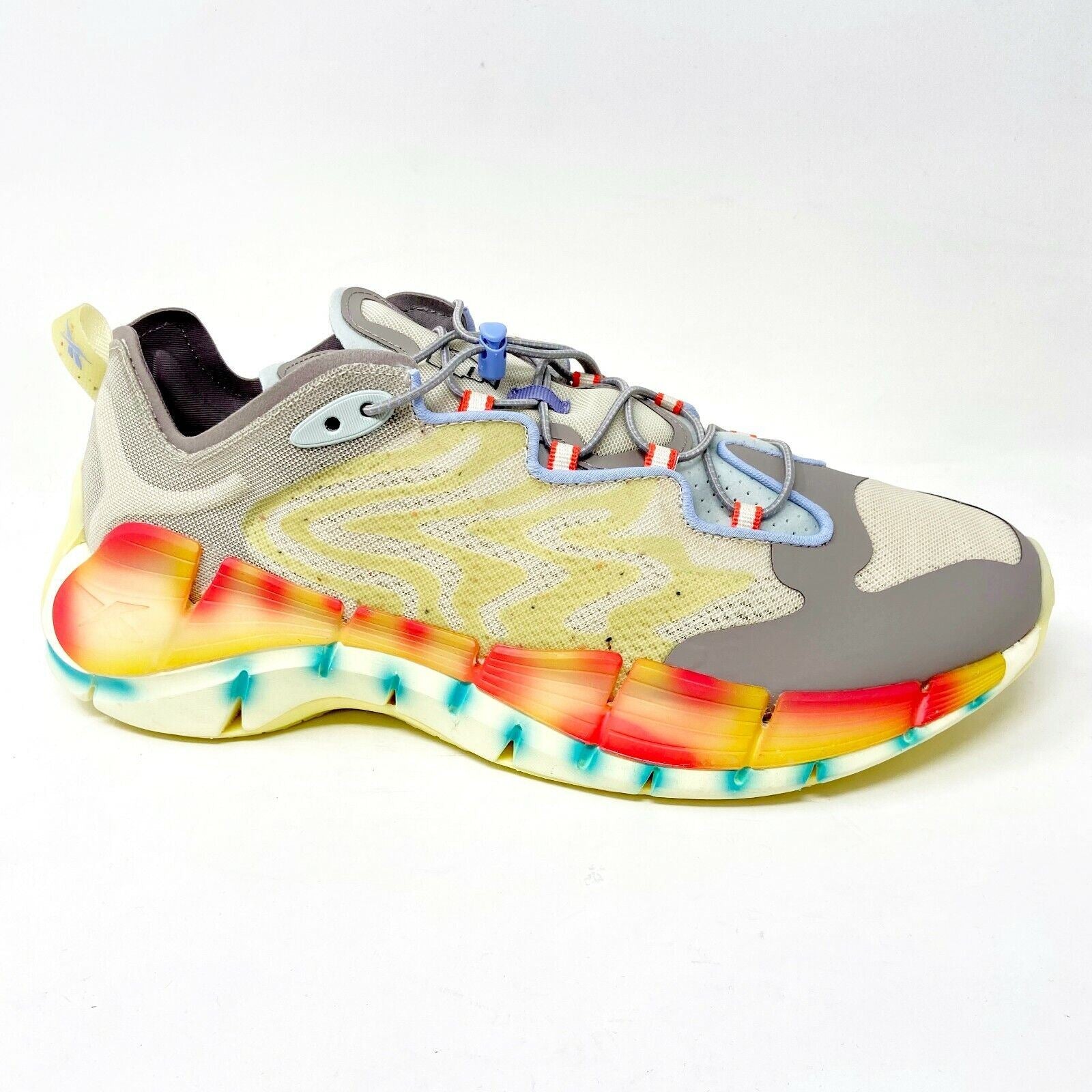 Reebok Zig Kinetica II Brain Dead Paper Lemon Glow Mens Running Shoes S23891