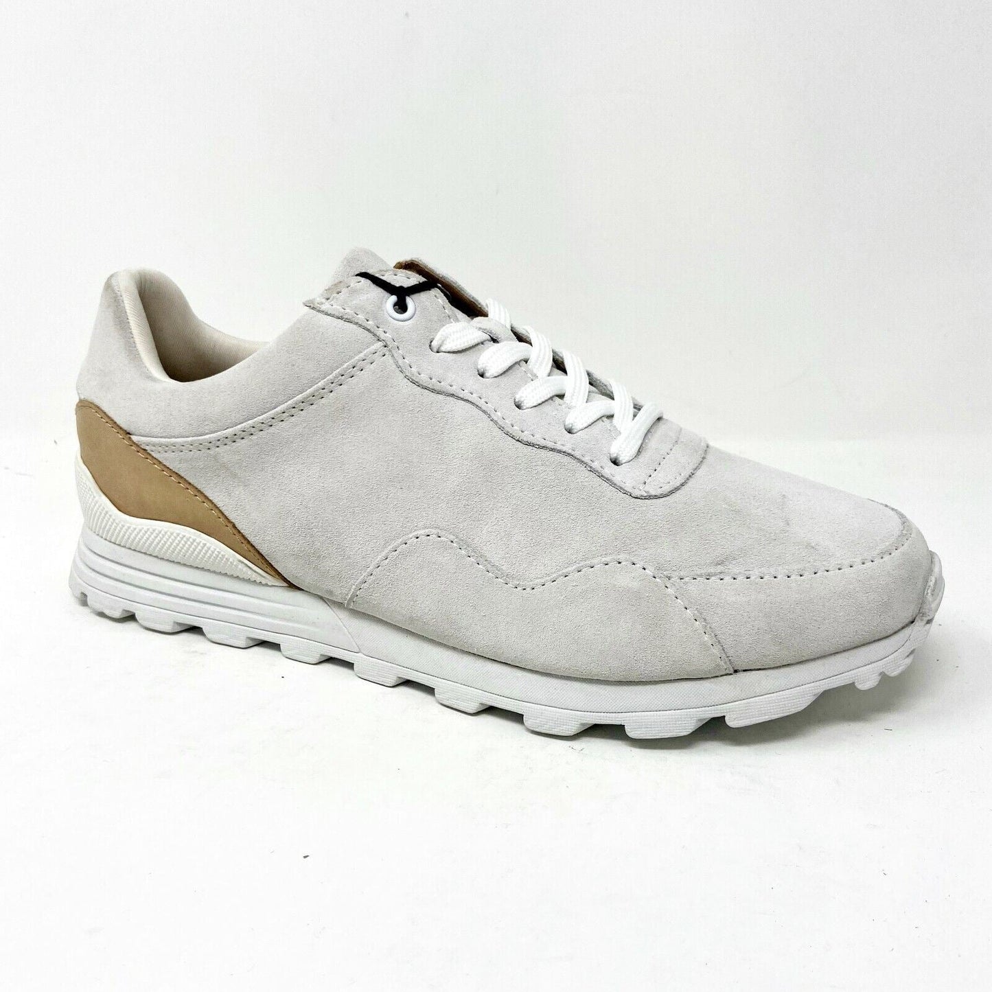 Clae Hoffman American Rag x Clae White Suede Veggie Tan Mens Size 7