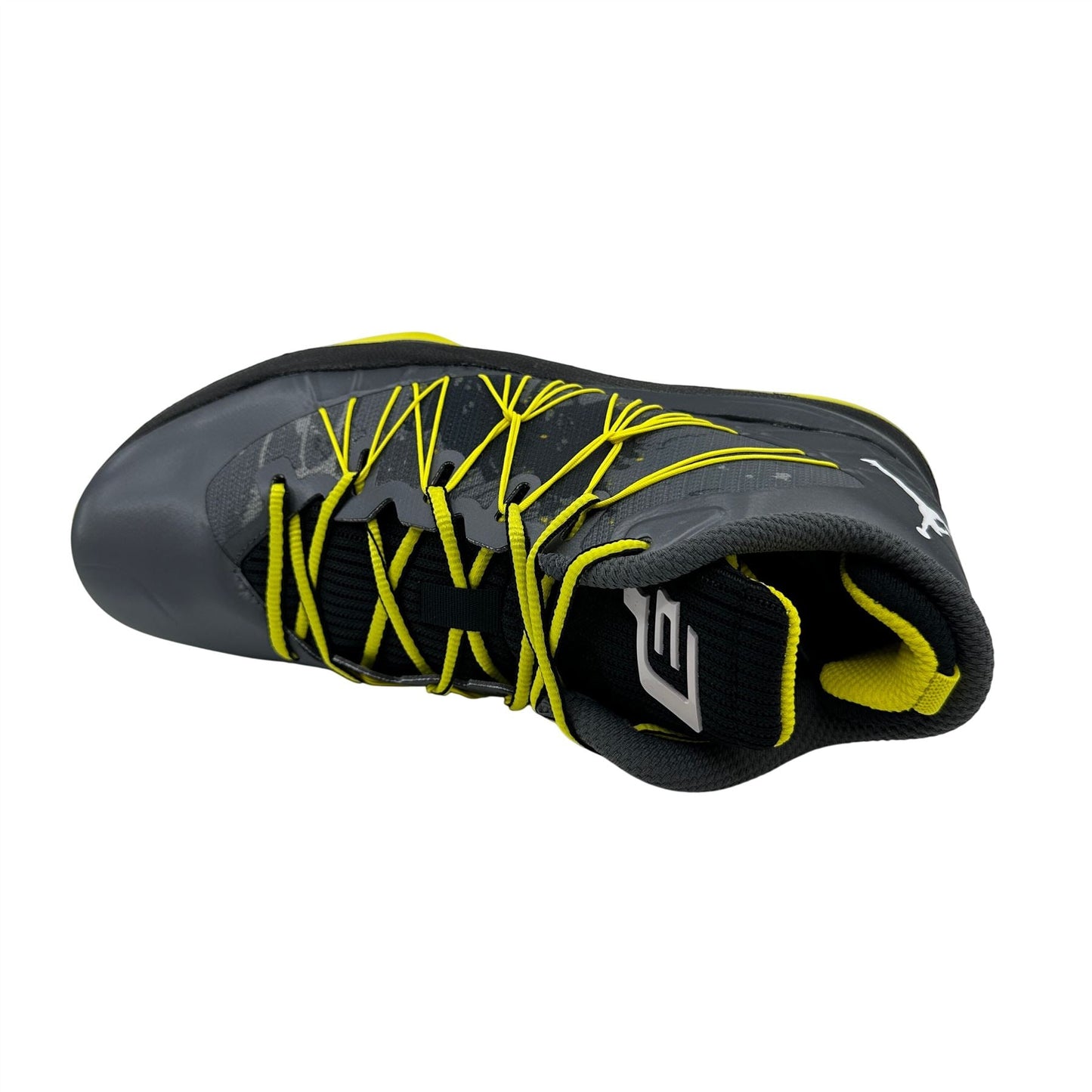 Jordan CP3.VII AE Dark Grey White Black Yellow Mens Athletic Sneaker