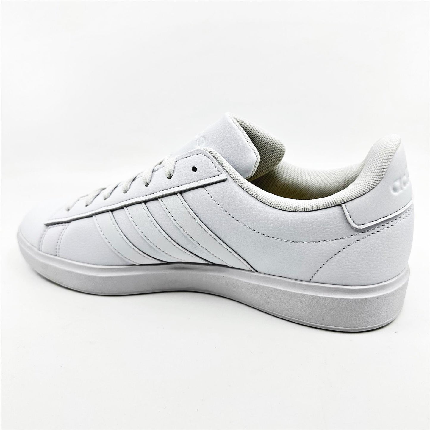 Adidas Grand Court 2.0 Cloud White Ecru Tint Mens Athletic Sneakers