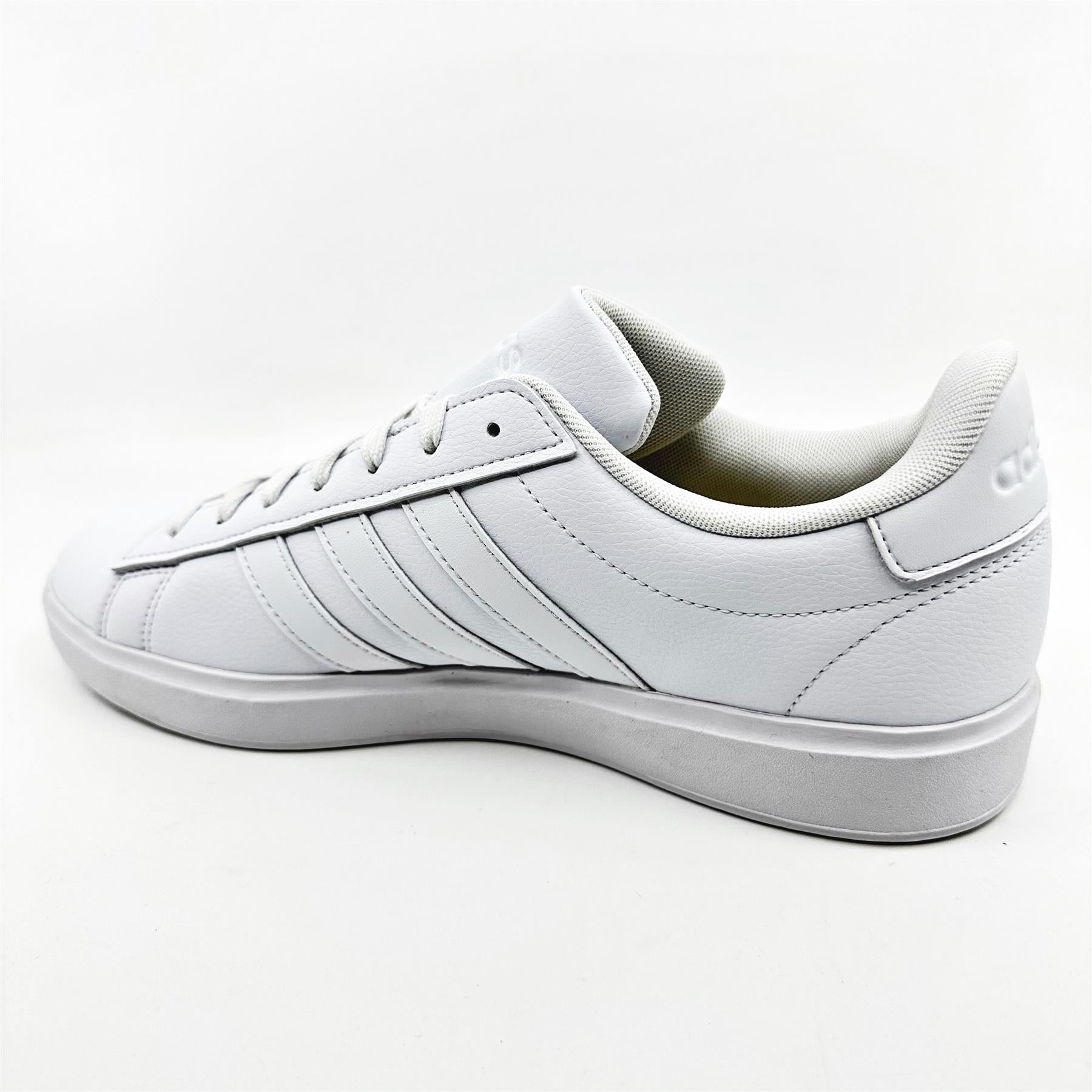 Adidas Grand Court 2.0 Cloud White Ecru Tint Mens Athletic Sneakers