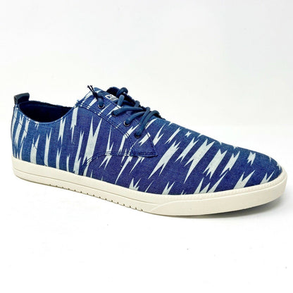 Clae Ellington Textile Deep Navy Bolt Canvas Mens Premium Casual Sneakers