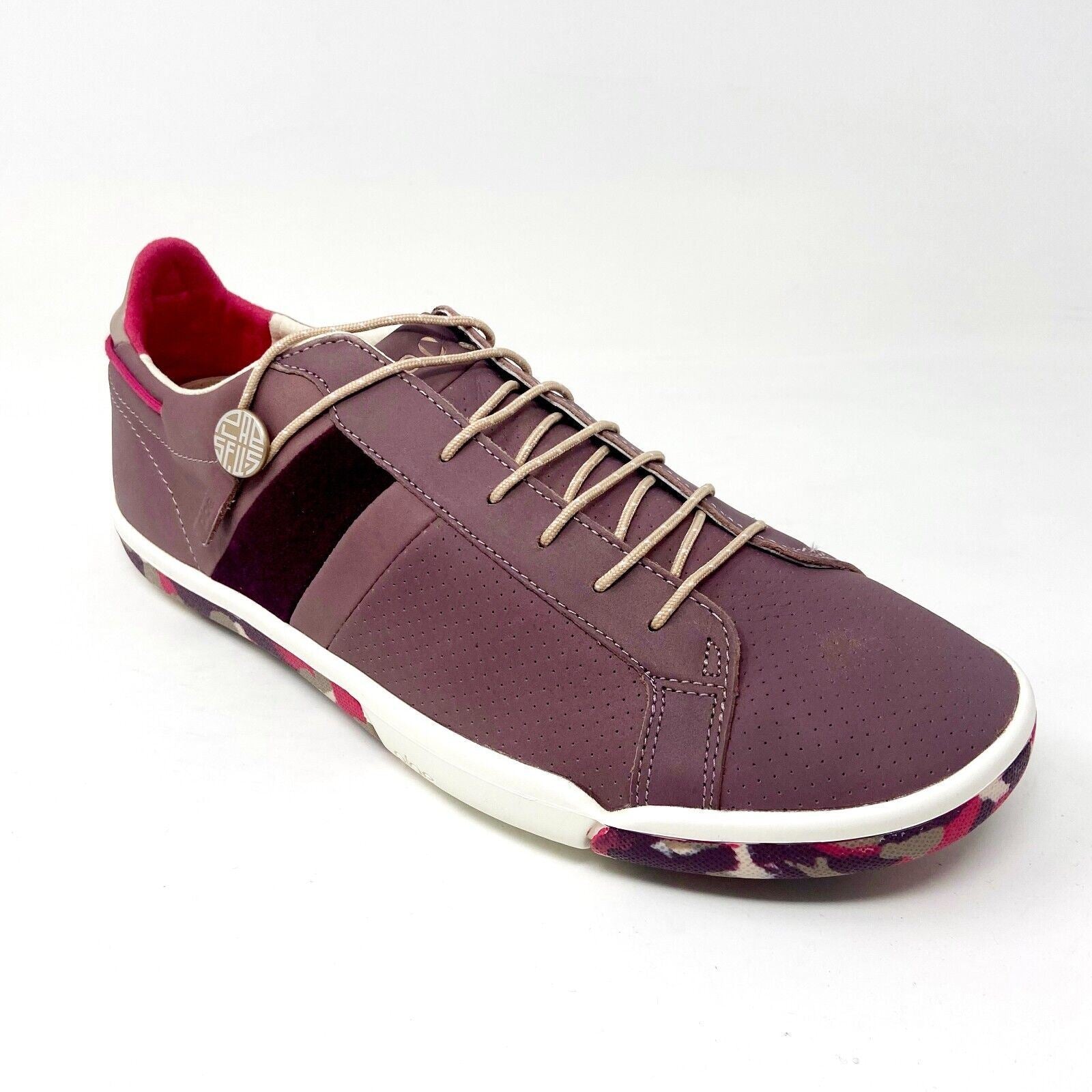 Plae Mulberry Siltstone Mens Full Grain Leather Casual Sneakers 552010 550