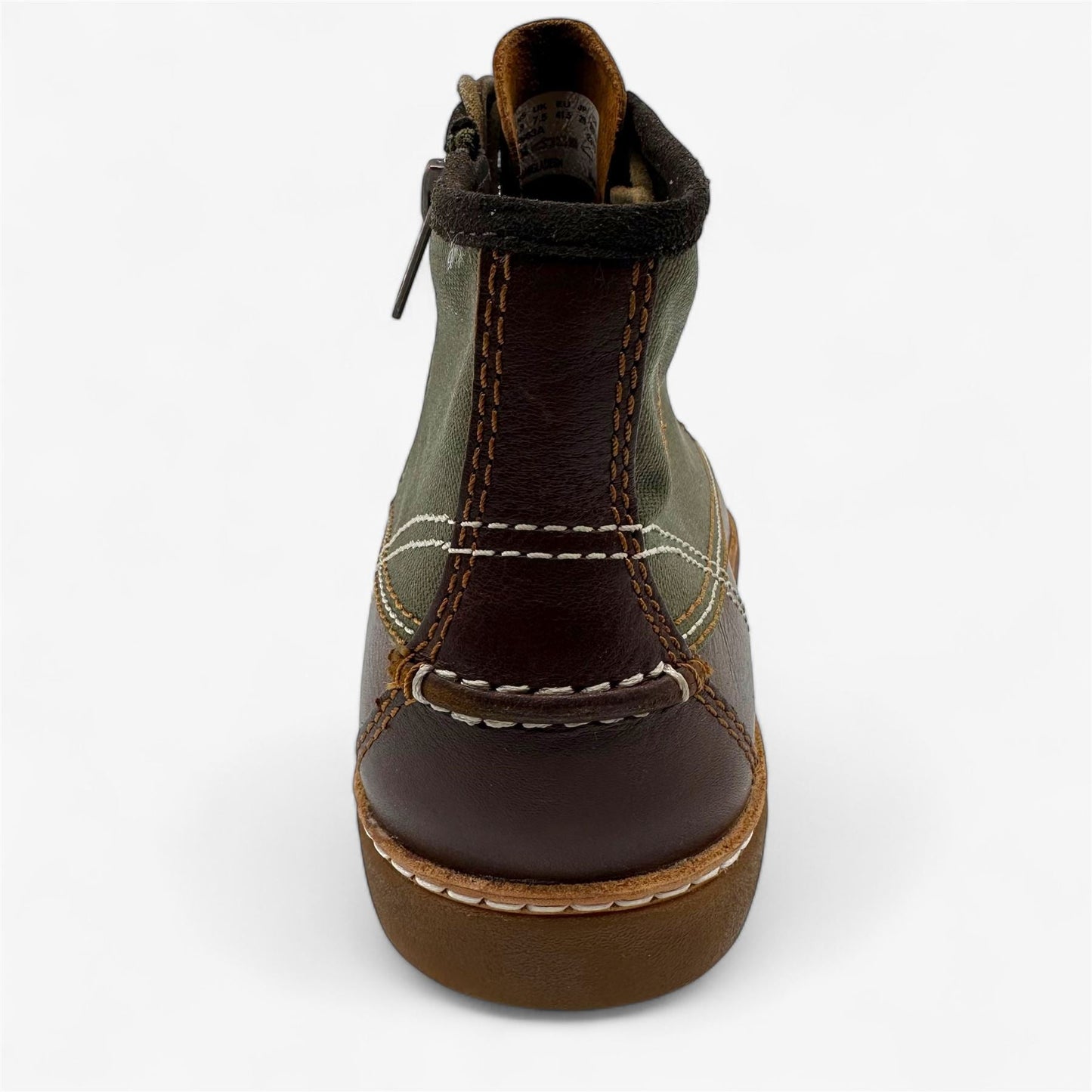 Timberland Hudston Brown Olive Green Mens Boot Chukka