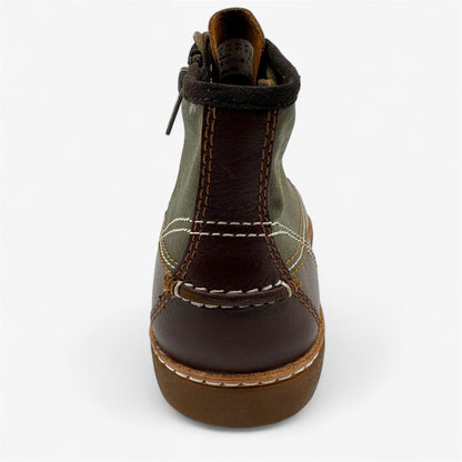Timberland Hudston Brown Olive Green Mens Boot Chukka