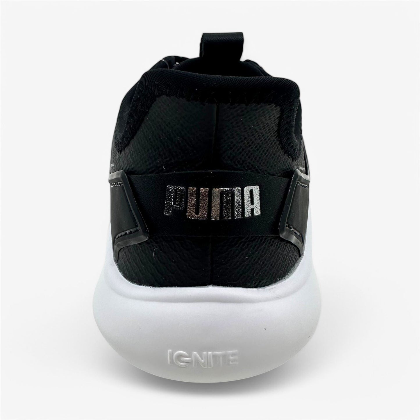 PUMA Ignite Fasten8 Black White Womens Waterproof Golf Shoes