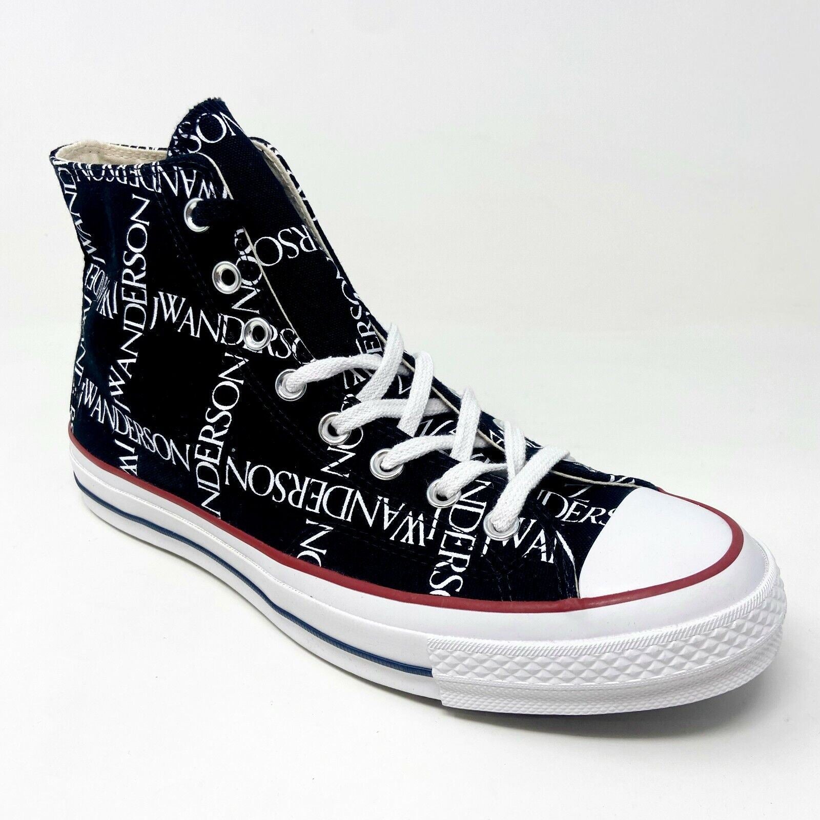 Converse Chuck 70 Hi x JW Anderson Black White Insign Womens Sneakers 160807C