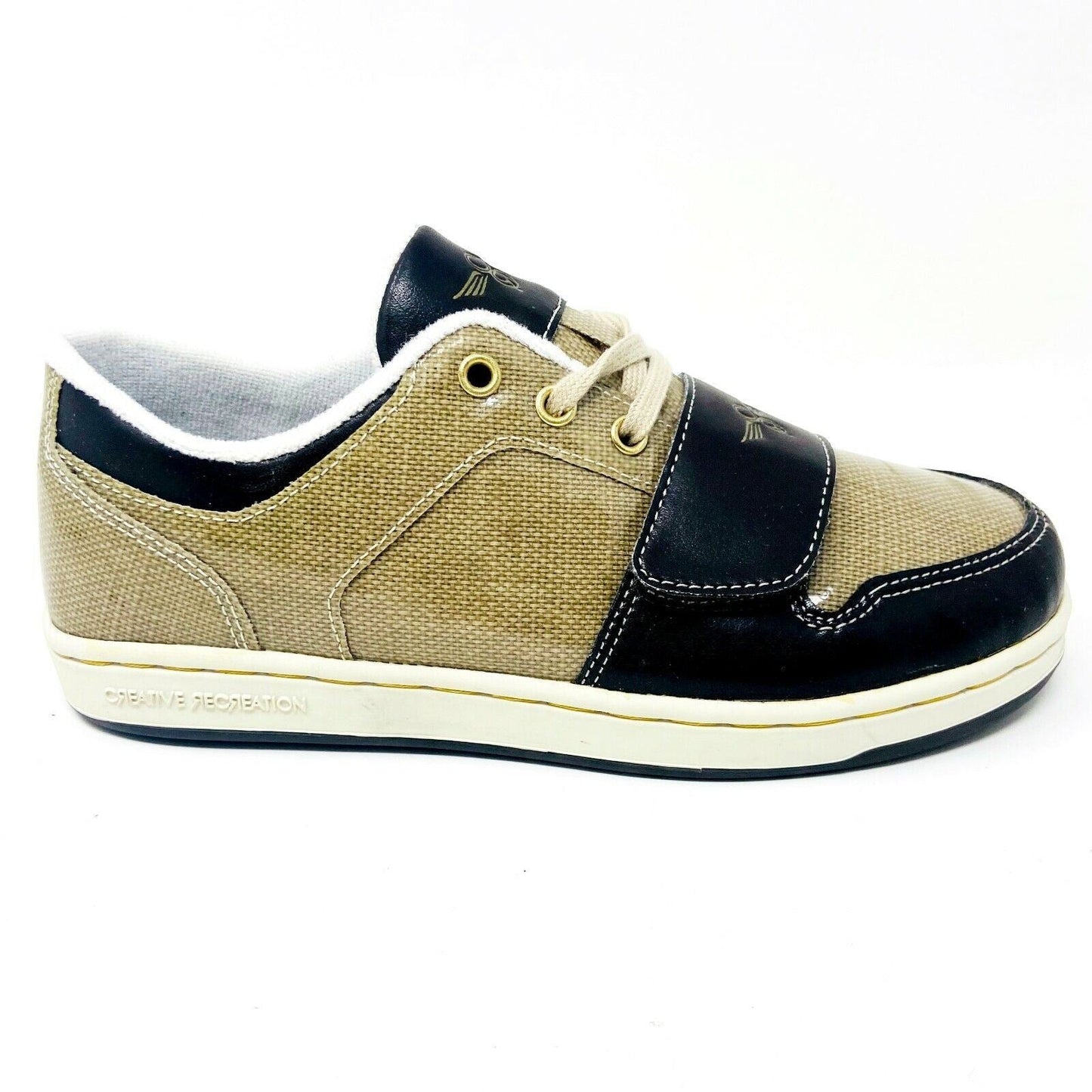 Creative Recreation Cesario Lo Waxed Canvas Brown Youth Kids Sneakers