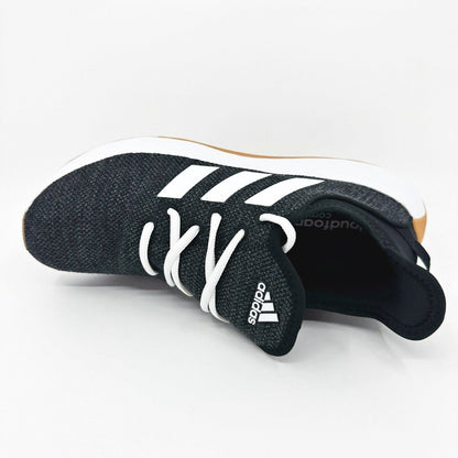 Adidas Cloudfoam Pure SPW Black White Gum Womens Running Shoes IG2530