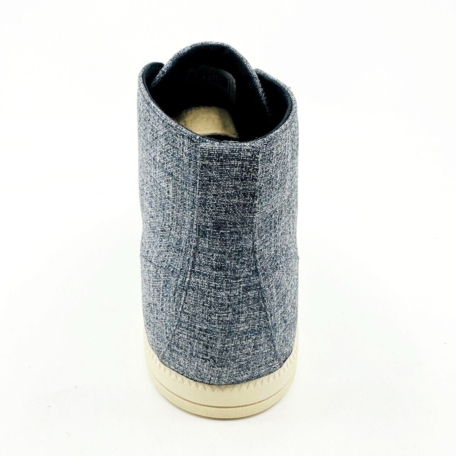 Clae Strayhorn Textile Navy Chambray Mens Casual Premium Sneakers