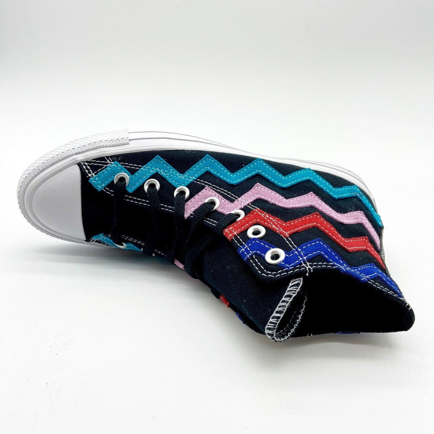 Converse Chuck Taylor All Star Hi Black University Red Womens Shoes 567167C