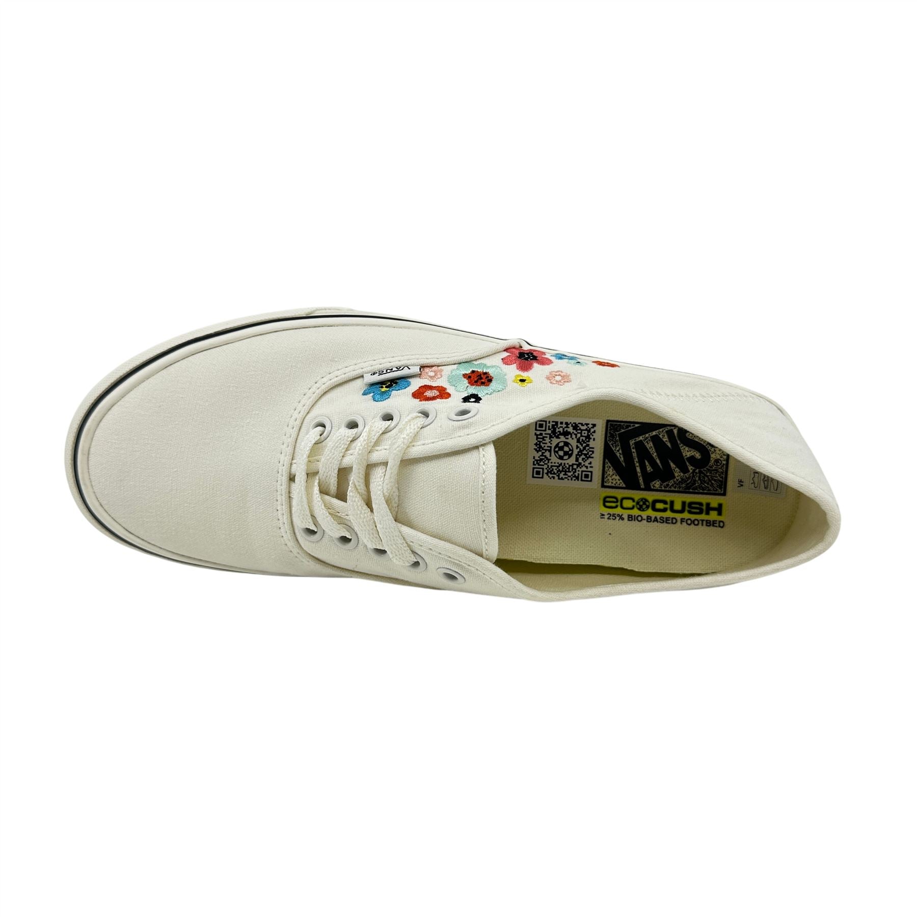 VANS Authentic VR3 Groovy Floral Marshmallow Womens Athletic Sneaker