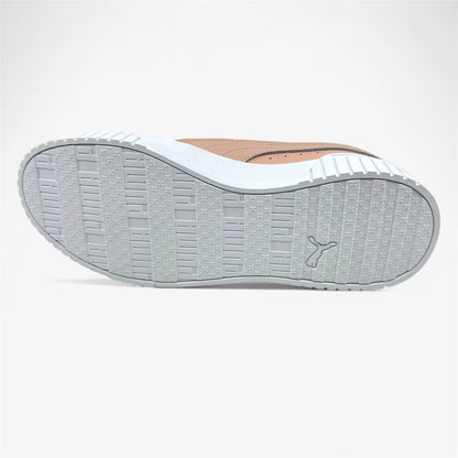 PUMA Carina 2.0 Rose Quartz Silver White Womens Athletic Sneaker