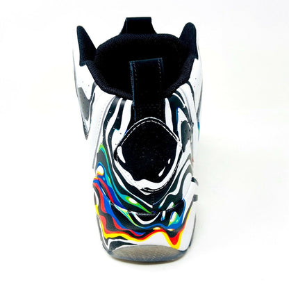 Reebok Kamikaze II Mid International Peace Day White Black Mens Size 15 FY6116