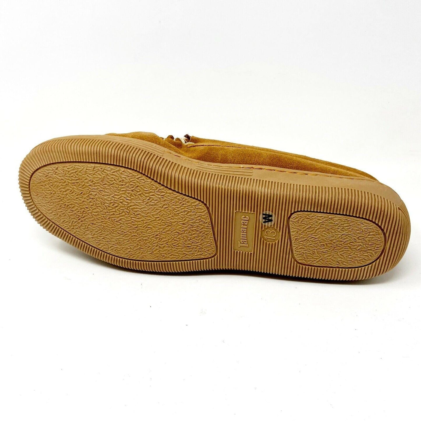 Tamarac Camper Tan Cowhide Mens Size 15 Wide Moccasin Comfort Slippers Shoes