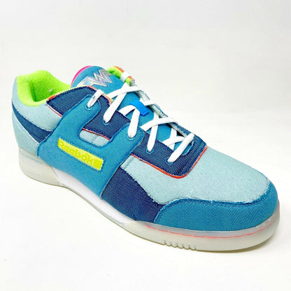 Reebok Workout Plus DC Wonder Woman Wild Blue Mens Size 14 Sneakers FW6230