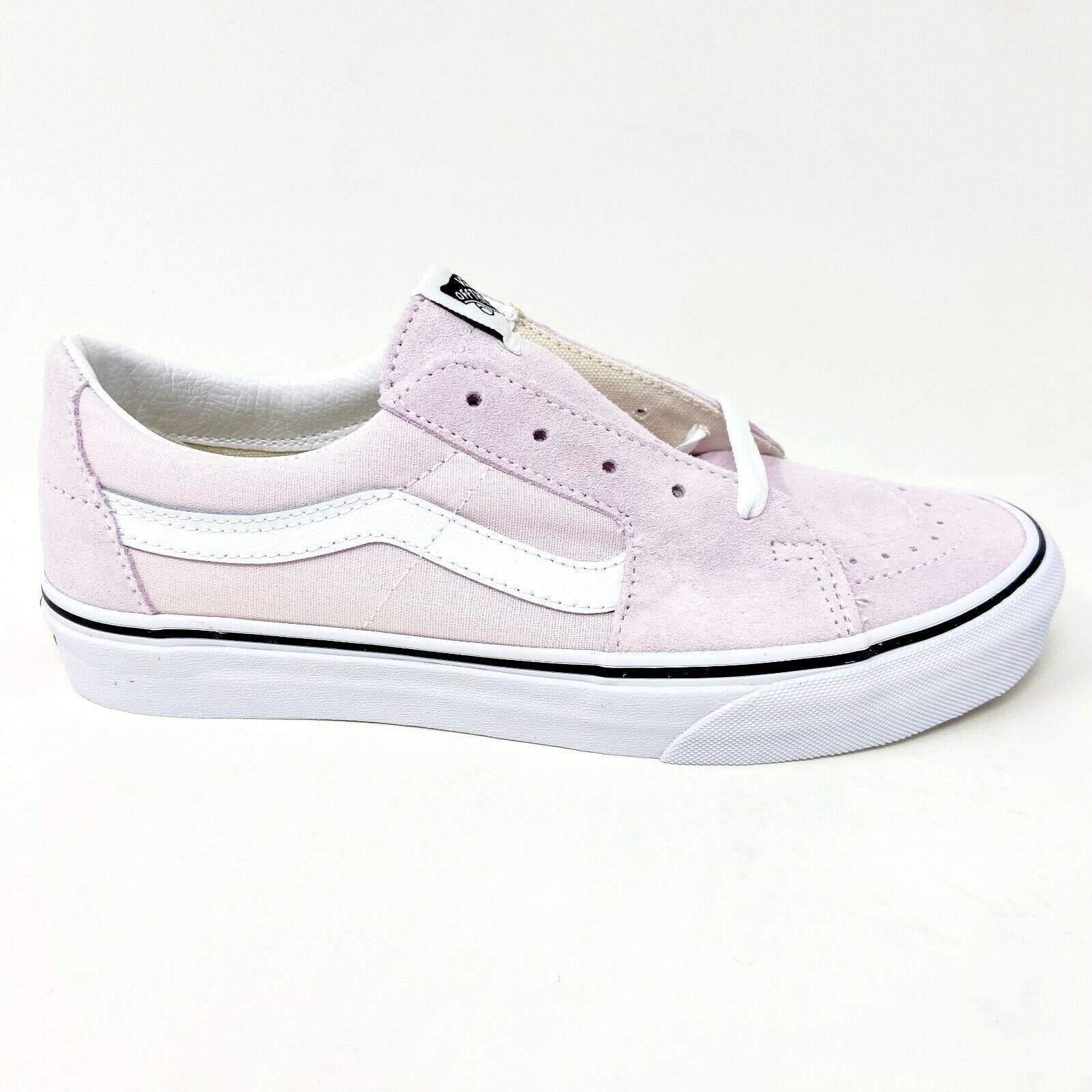 Vans SK8 Low Orchid Ice True White Womens Suede Casual Shoes Sneakers