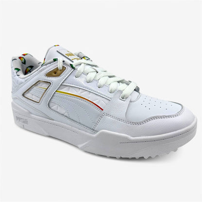 PUMA x Arnold Palmer Slipstream G White Speed Yellow Mens Waterproof Golf Shoes