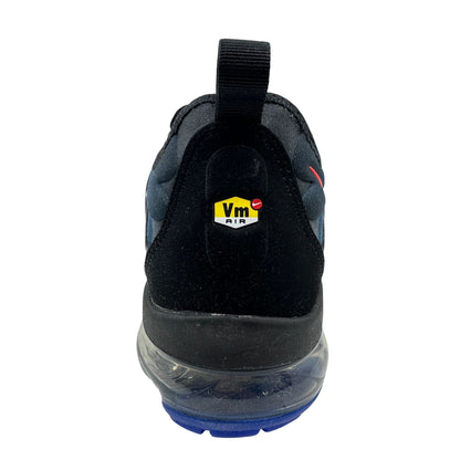 Nike Vapormax Plus Black Bright Crimson Blue Mens Athletic Sneaker