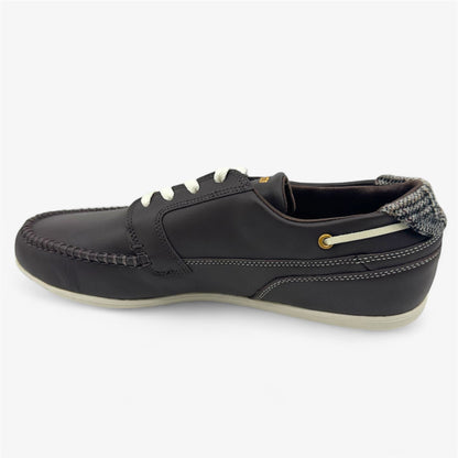 Lacoste Dreyfus CQ 2 US SPM Dark Brown Off White Mens Size 13 Casual Sneaker