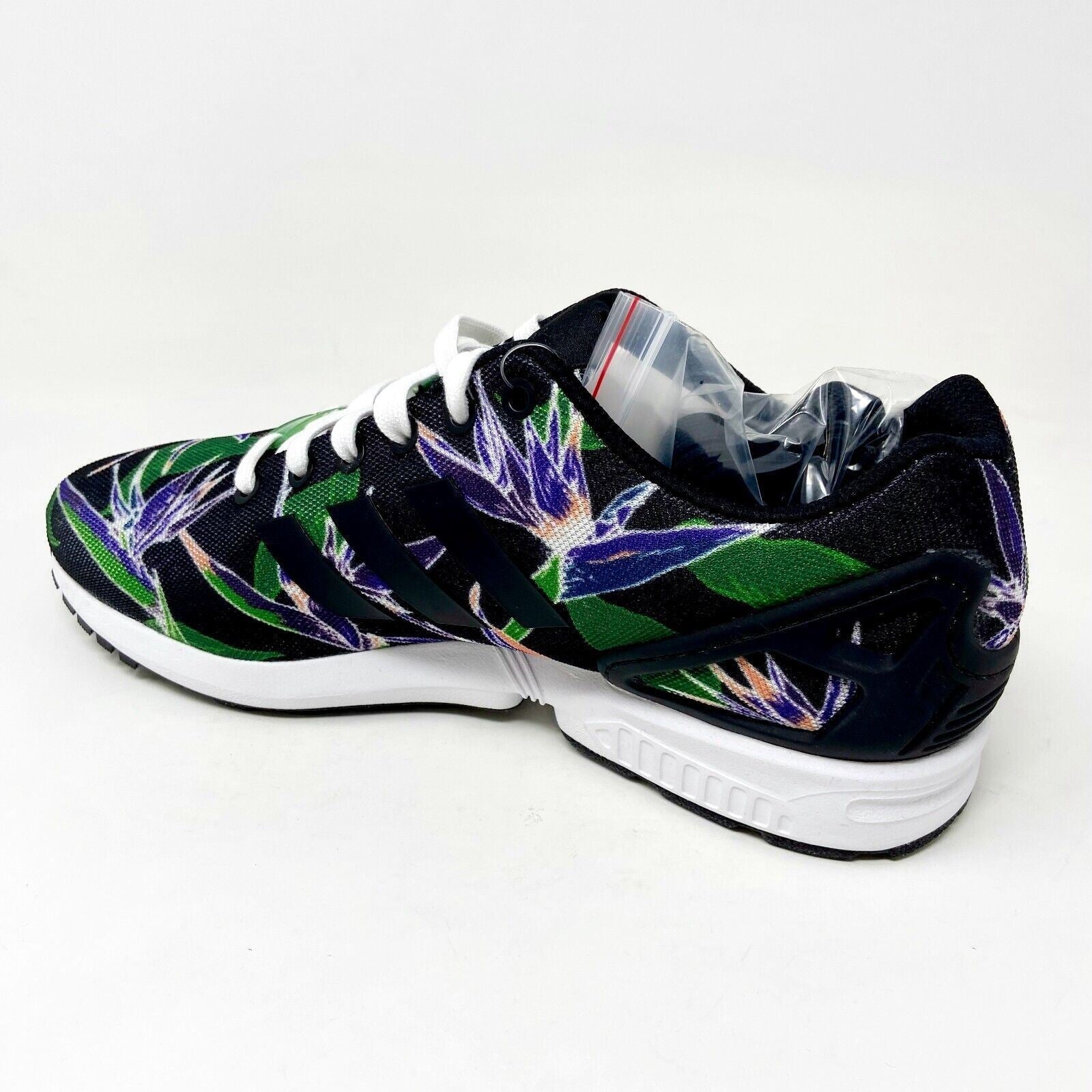 Adidas Originals ZX Flux Torsion Hawaiian Black White Mens Running Shoes B34518