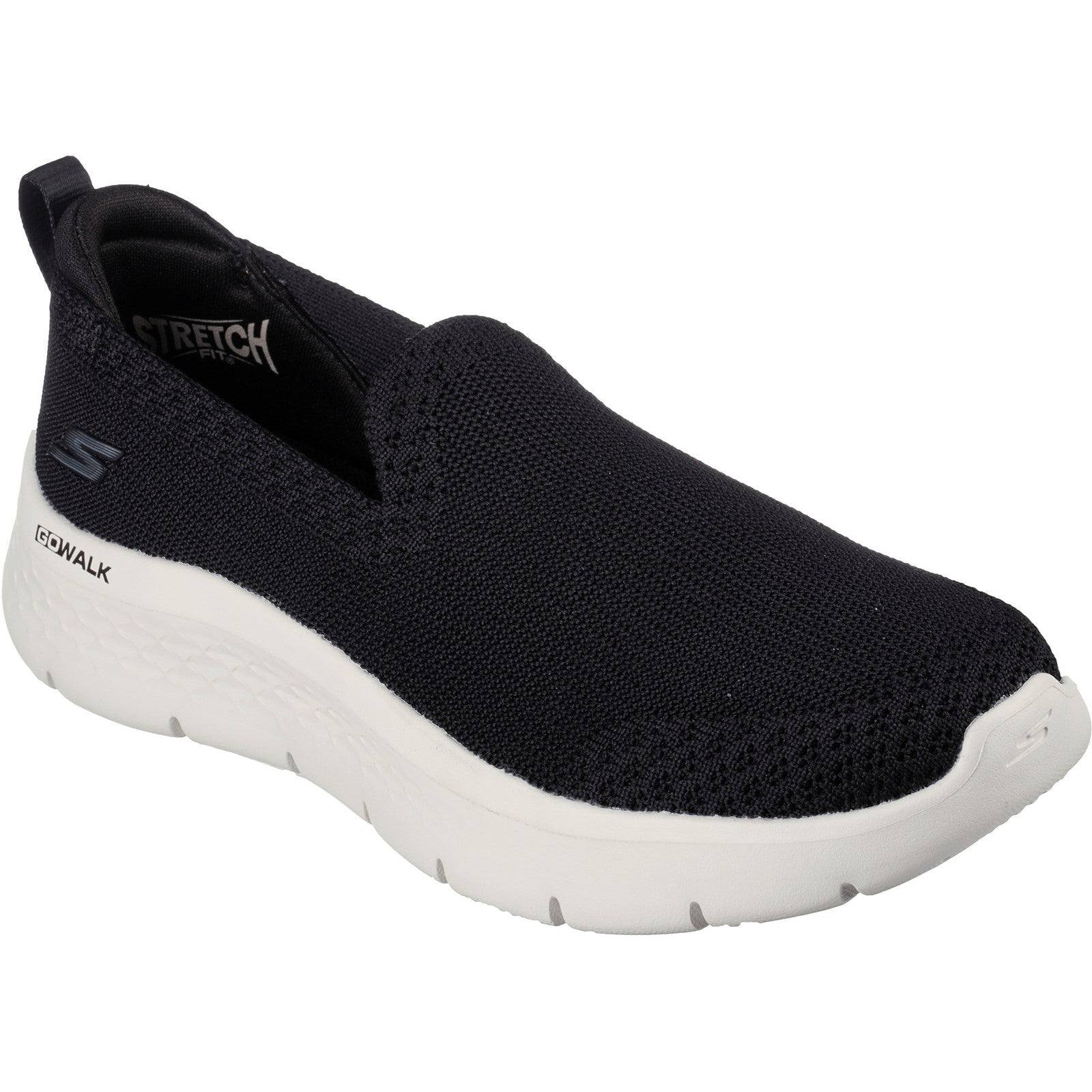 Women's Wide Fit Skechers 124957 Walk Flex Bright Trainers